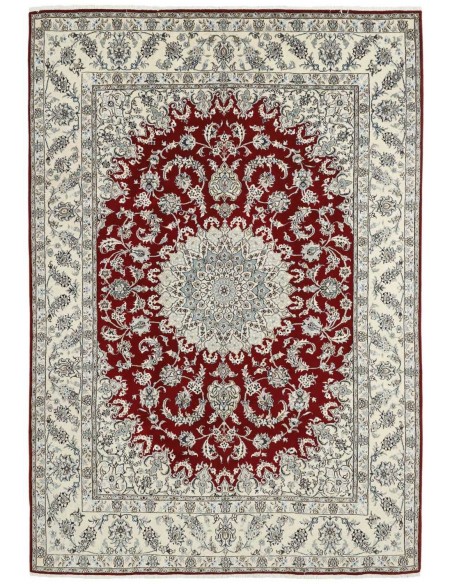 Hand made rug Nain Kashmar Persia cm.246x352