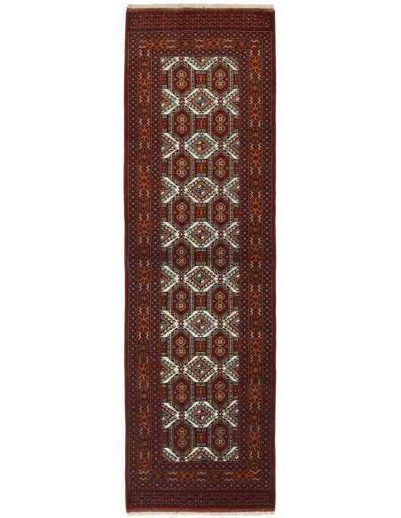 Hand made rug Torkaman Fine Persia cm.90x295