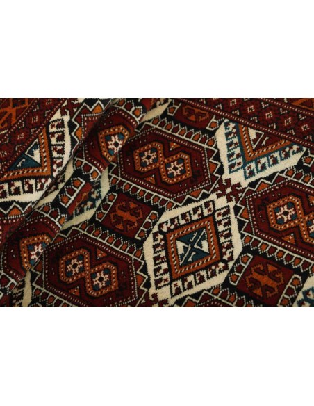 Hand made rug Torkaman Fine Persia cm.90x295