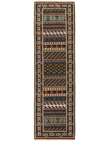 Hand made rug Torkaman Fine Persia cm.86x281
