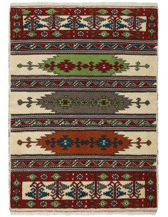 Hand made rug Torkaman Fine Persia cm.86x118