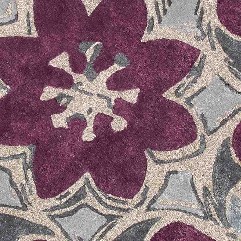 Carpet ROSONE SITAP BURGUNDY ROTONDO SETA floreale da EUR 1134.6