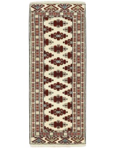Hand made rug Torkaman Fine Persia cm.84x207