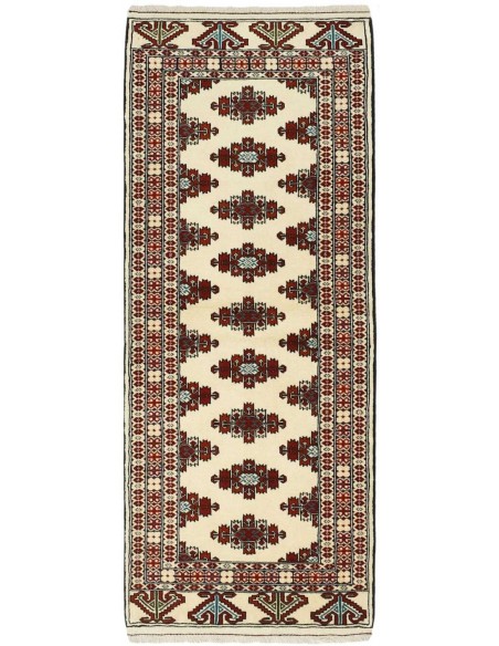 Hand made rug Torkaman Fine Persia cm.83x201