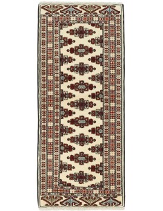 Hand made rug Torkaman Fine Persia cm.87x202