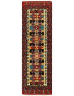 Hand made rug Torkaman Fine Persia cm.89x275