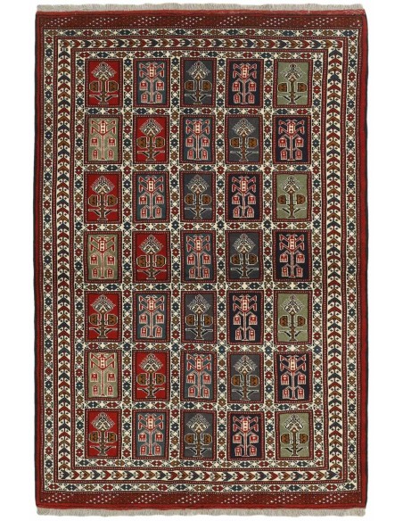Hand made rug Torkaman Fine Persia cm.133x198