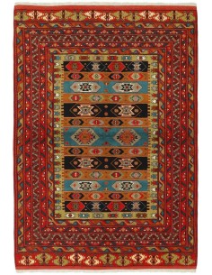Hand made rug Torkaman Fine Persia cm.141x197