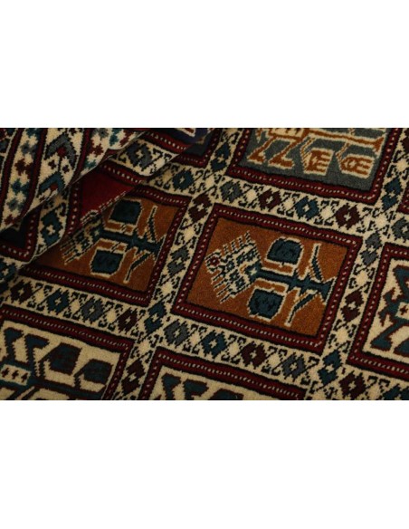 Hand made rug Torkaman Fine Persia cm.148x224