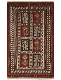 Hand made rug Torkaman Fine Persia cm.83x127