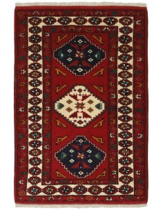 Hand made rug Torkaman Fine Persia cm.87x126