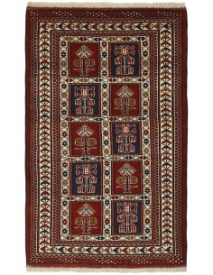 Hand made rug Torkaman Fine Persia cm.80x125
