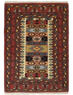 Hand made rug Torkaman Fine Persia cm.84x112