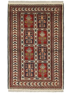 Hand made rug Torkaman Fine Persia cm.82x125