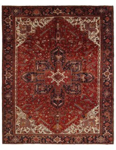 Hand made rug Heriz Persia cm.314x387