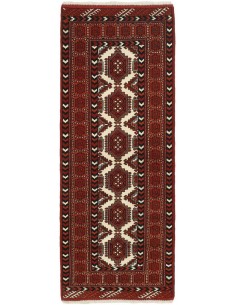 Hand made rug Torkaman Fine Persia cm.80x200