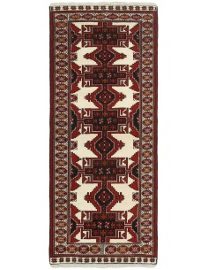 Hand made rug Torkaman Fine Persia cm.81x198