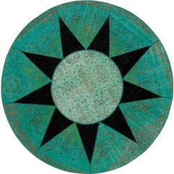 tappeto STAR SITAP BLACK ROTONDO LANA geometrico da EUR 2135