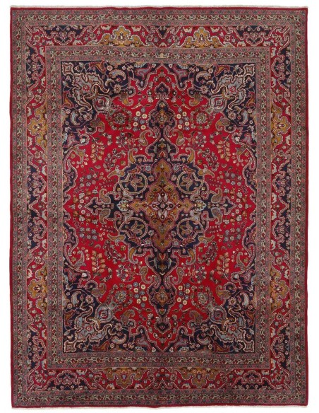 Hand made rug Mashad Persia cm.290x388
