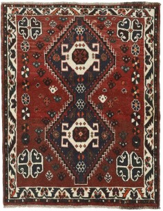 Hand made rug Shiraz Persia cm.105x137