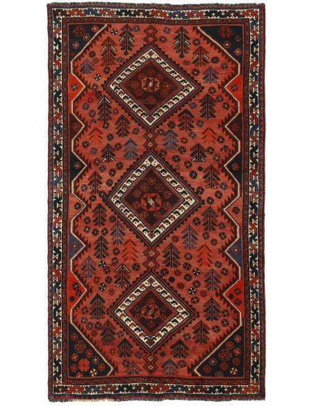 Hand made rug Shiraz Persia cm.150x285