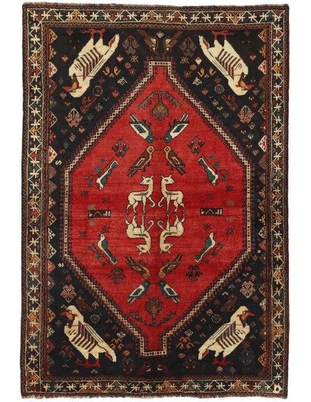 Hand made rug Shiraz Persia cm.161x239