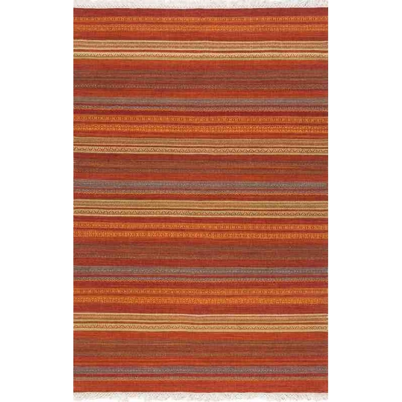 Carpet STRIPES KILIM SITAP 5 RED LANA geometrico da EUR 48.8