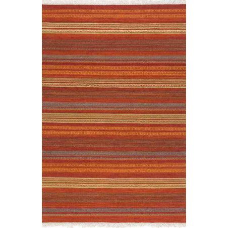 Carpet STRIPES KILIM SITAP 5 RED LANA geometrico da EUR 48.8