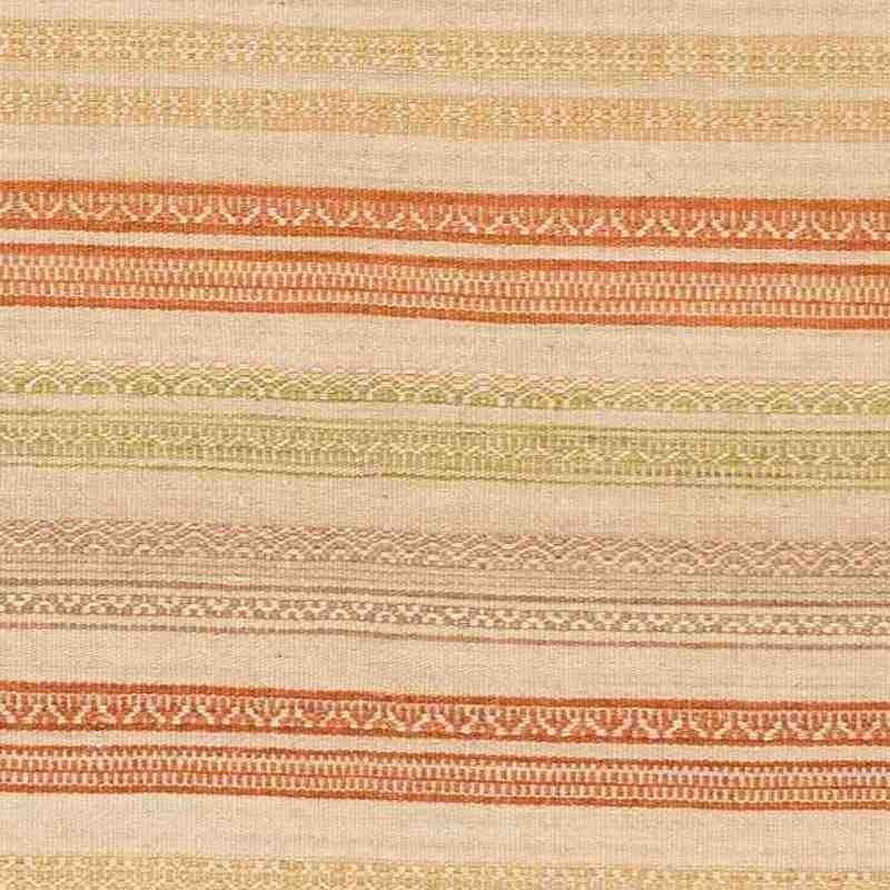 tappeto STRIPES KILIM SITAP 5 RUST BEIGE LANA geometrico da EUR 48.8
