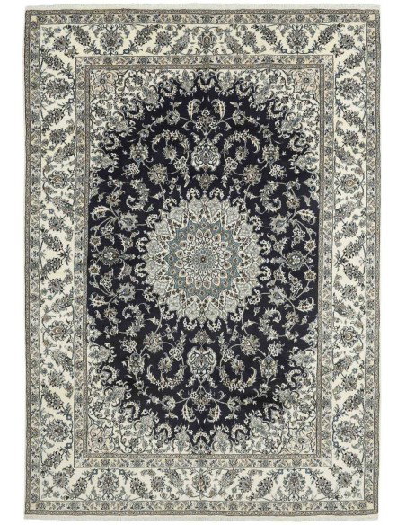 Hand made rug Nain Kashmar Persia cm.244x356