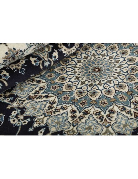 Hand made rug Nain Kashmar Persia cm.244x356