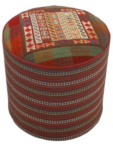 Hand made rug Pouf Persia cm.45x45