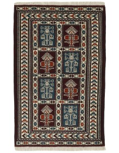 Hand made rug Torkaman Fine Persia cm.80x125