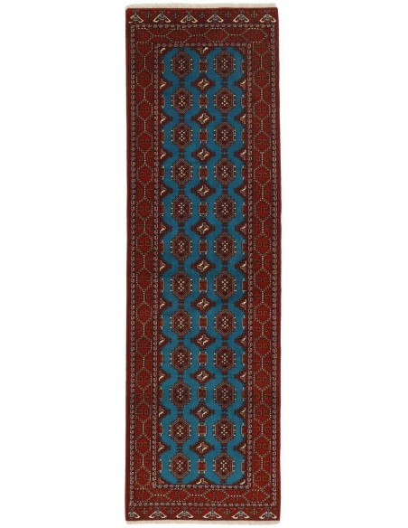 Hand made rug Torkaman Fine Persia cm.87x294