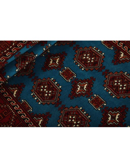Hand made rug Torkaman Fine Persia cm.87x294