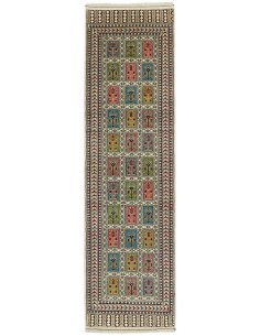 Hand made rug Torkaman Fine Persia cm.85x294