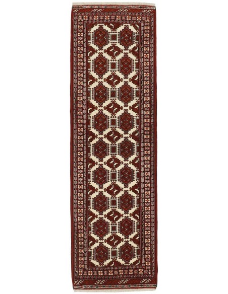 Hand made rug Torkaman Fine Persia cm.87x287