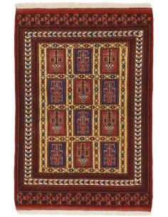 Hand made rug Torkaman Fine Persia cm.85x122