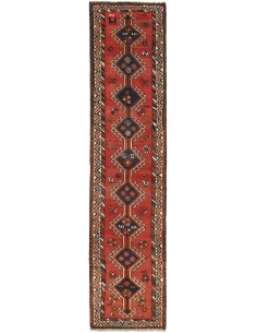 Hand made rug Shiraz Persia cm.72x312