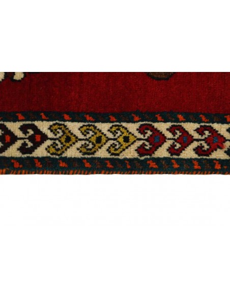 Hand made rug Kashghai Old Figural Persia cm.102x181