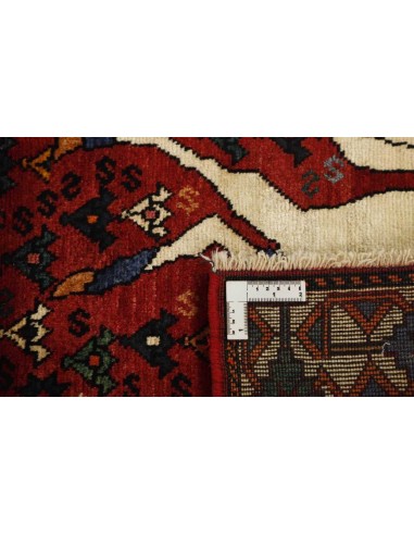 Hand made rug Kashghai Old Figural Persia cm.95x155