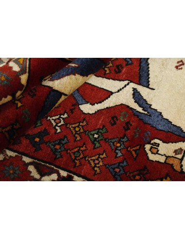 Hand made rug Kashghai Old Figural Persia cm.95x155