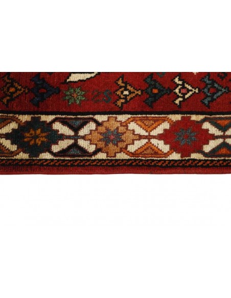 Hand made rug Kashghai Old Figural Persia cm.95x155