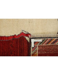Hand made rug Kashghai Old Figural Persia cm.112x209 2