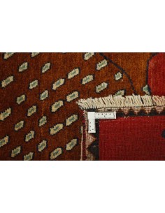 Hand made rug Kashghai Old Figural Persia cm.125x205 2