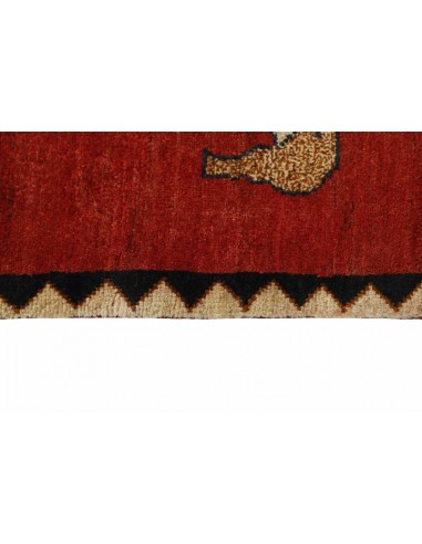 Hand made rug Kashghai Old Figural Persia cm.125x205