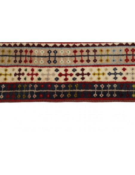 Hand made rug Kashghai Old Figural Persia cm.137x230