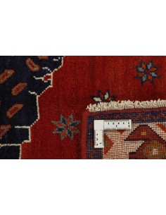 Hand made rug Kashghai Old Figural Persia cm.148x290 2