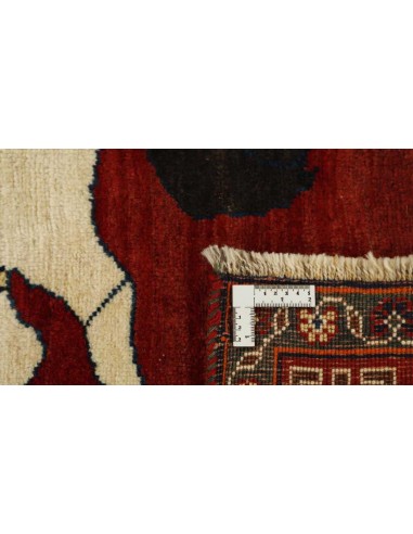 Hand made rug Kashghai Old Figural Persia cm.162x286