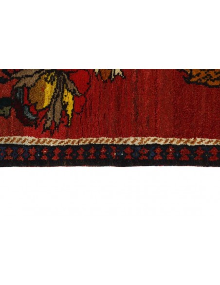 Hand made rug Kashghai Old Figural Persia cm.66x185